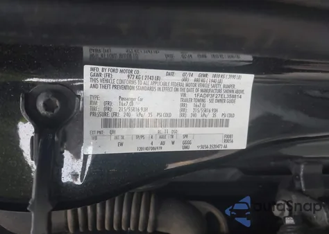 2014 Ford Focus Se from USA, damaged, VIN 1FADP3F27EL358814